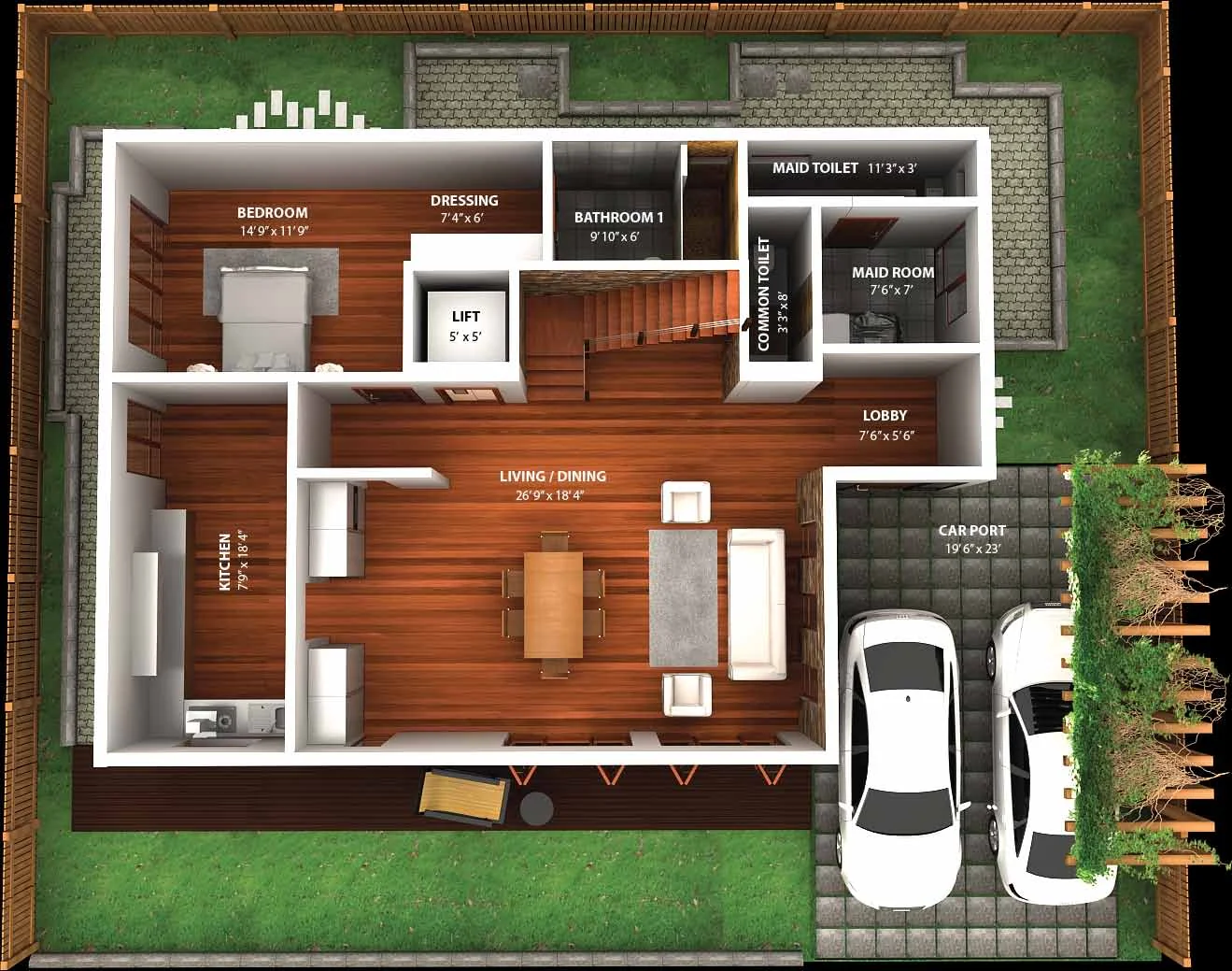 Luxury Villa — Ground Floor